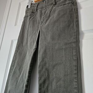 Army Green Stretch Skinny Jeans Size 6